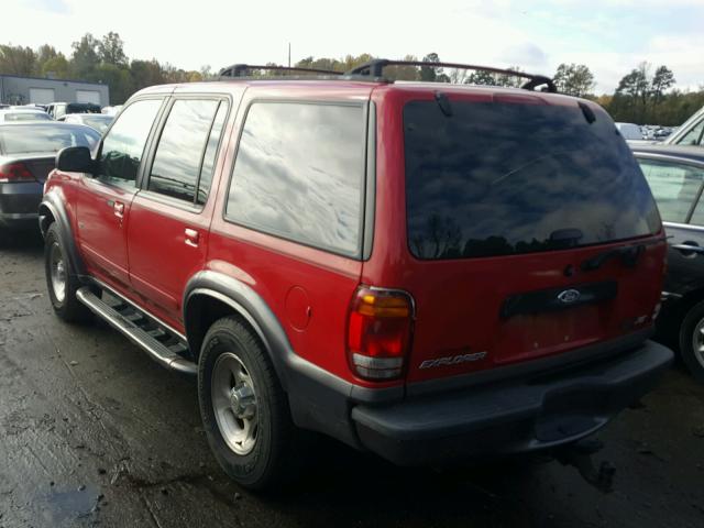 1FMZU32E6XZC06821 - 1999 FORD EXPLORER RED photo 3