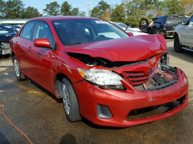 5YFBU4EE3DP131377 - 2013 TOYOTA COROLLA BA RED photo 1