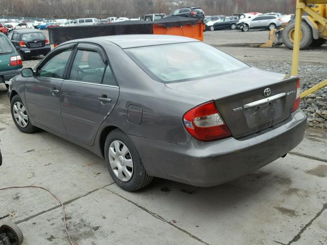 4T1BE30K04U893049 - 2004 TOYOTA CAMRY LE GRAY photo 3
