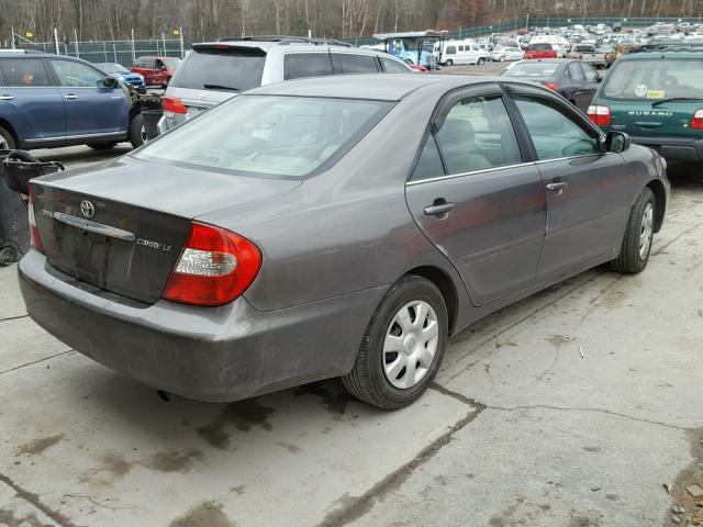 4T1BE30K04U893049 - 2004 TOYOTA CAMRY LE GRAY photo 4