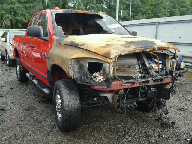 1D7KS28D57J615417 - 2007 DODGE RAM 2500 S RED photo 1