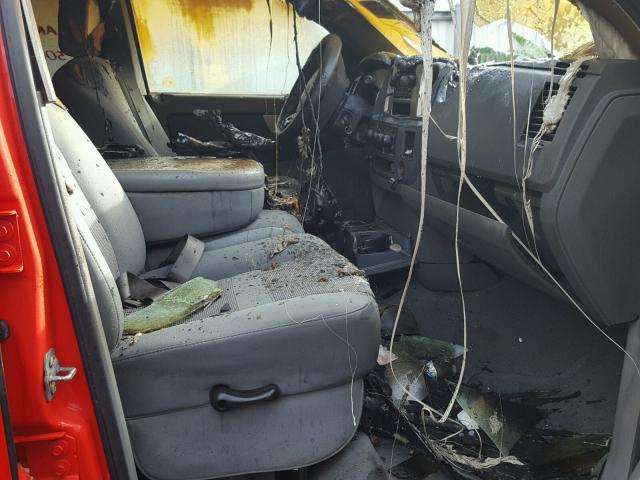 1D7KS28D57J615417 - 2007 DODGE RAM 2500 S RED photo 5