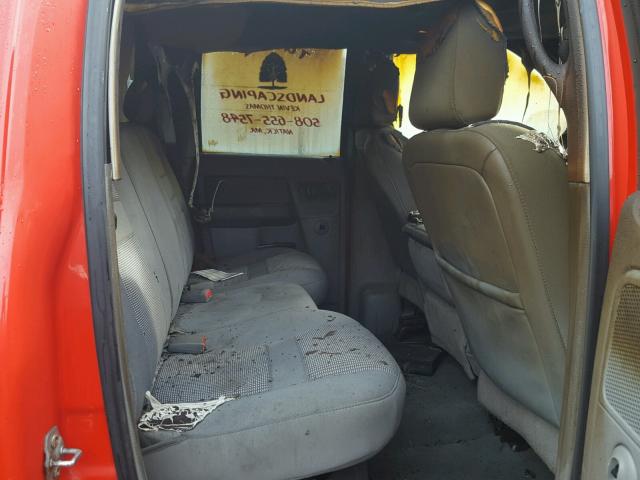 1D7KS28D57J615417 - 2007 DODGE RAM 2500 S RED photo 6