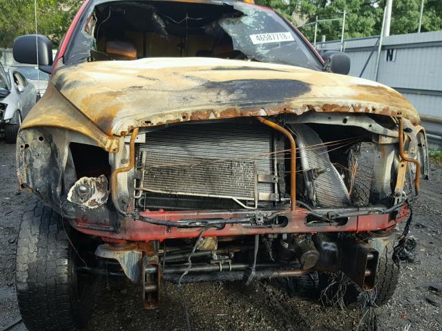 1D7KS28D57J615417 - 2007 DODGE RAM 2500 S RED photo 7