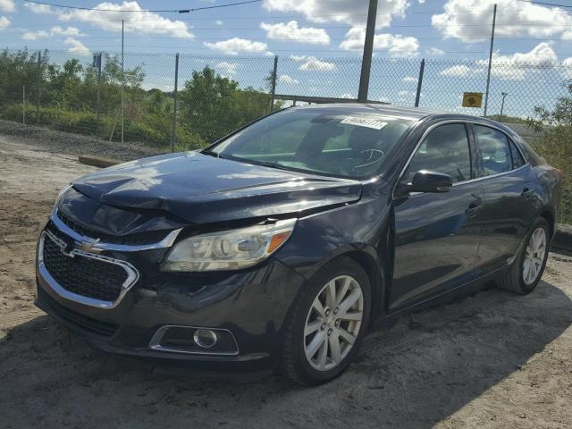 1G11D5SL1FF206956 - 2015 CHEVROLET MALIBU 2LT BLACK photo 2