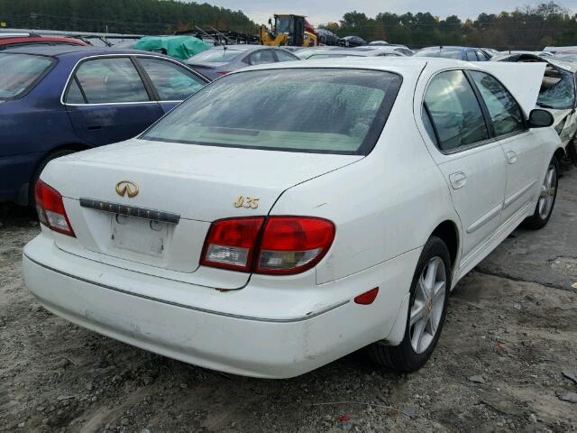 JNKDA31AX4T207988 - 2004 INFINITI I35 WHITE photo 4