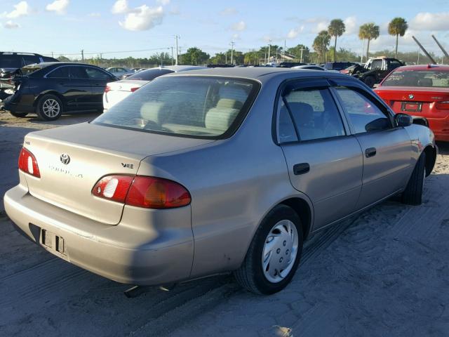 2T1BR12E5YC292758 - 2000 TOYOTA COROLLA VE BEIGE photo 4