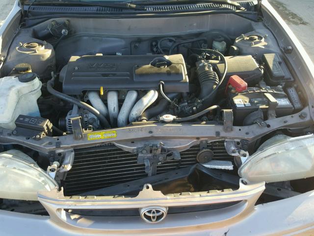 2T1BR12E5YC292758 - 2000 TOYOTA COROLLA VE BEIGE photo 7