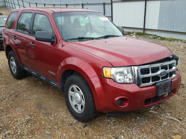 1FMCU02Z08KE47873 - 2008 FORD ESCAPE XLS RED photo 1