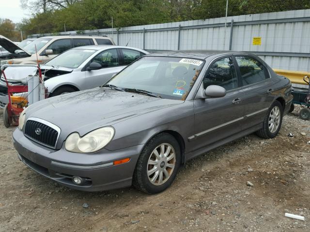 KMHWF35H93A908126 - 2003 HYUNDAI SONATA GLS GRAY photo 2