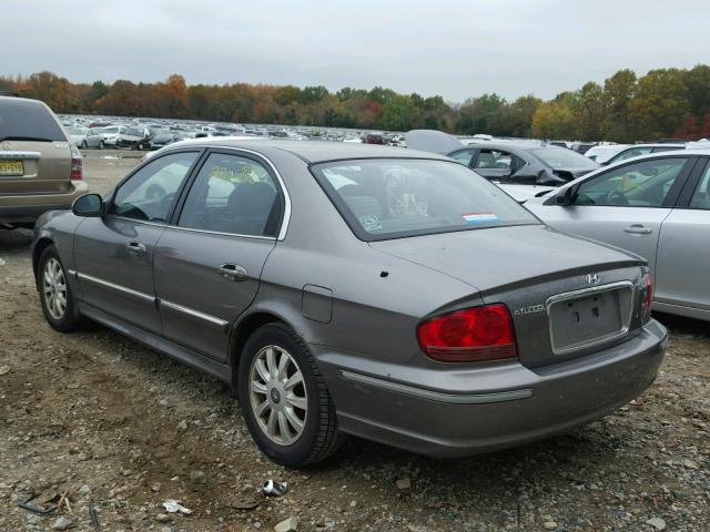 KMHWF35H93A908126 - 2003 HYUNDAI SONATA GLS GRAY photo 3