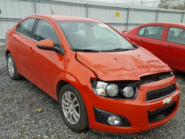 1G1JD5SH7C4230424 - 2012 CHEVROLET SONIC LT ORANGE photo 1