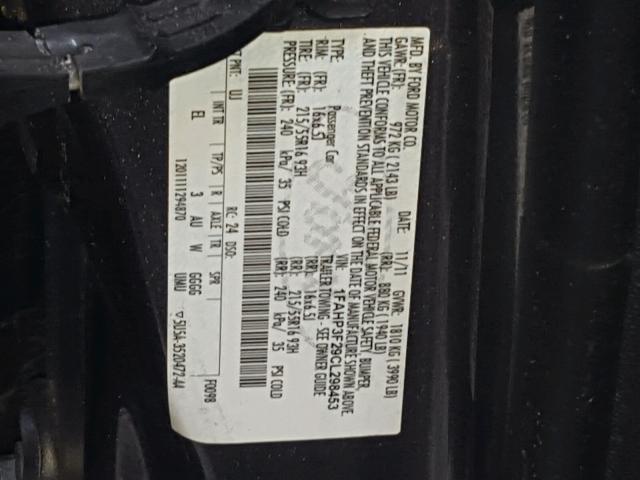 1FAHP3F29CL298453 - 2012 FORD FOCUS SE GRAY photo 10