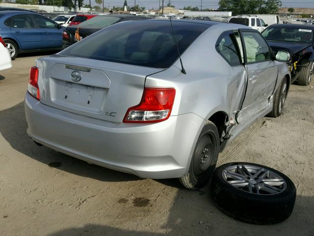 JTKJF5C72D3048864 - 2013 TOYOTA SCION TC 银色 照片 4