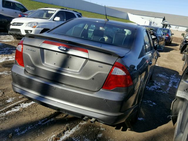 3FAHP0HA6CR269187 - 2012 FORD FUSION SE SILVER photo 4