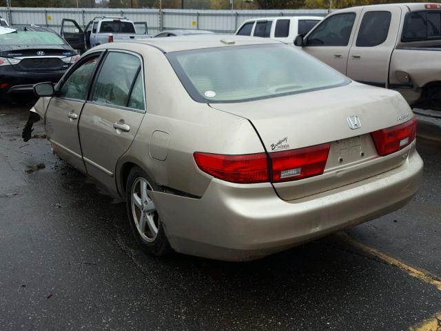 1HGCM56845A081227 - 2005 HONDA ACCORD EX GOLD photo 3