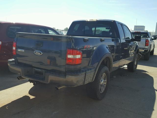 1FTPX04574KB97257 - 2004 FORD F150 BLUE photo 4