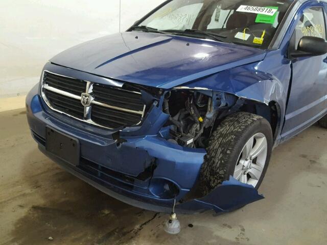 1B3CB9HB2AD595043 - 2010 DODGE CALIBER UP BLUE photo 9