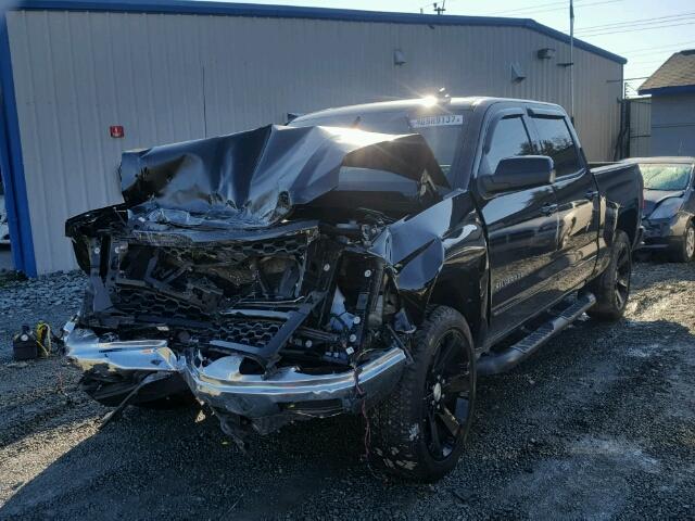 3GCUKREHXFG244452 - 2015 CHEVROLET SILVERADO BLACK photo 2