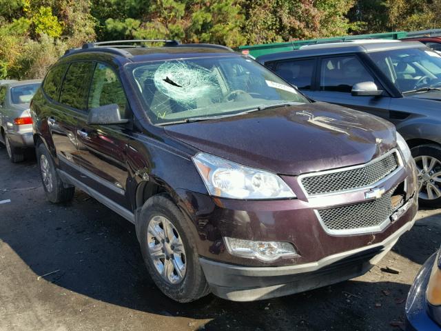 1GNER13D79S143505 - 2009 CHEVROLET TRAVERSE L BURGUNDY photo 1