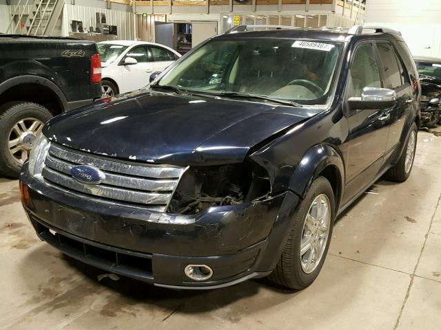 1FMDK06W48GA21696 - 2008 FORD TAURUS X BLUE photo 2