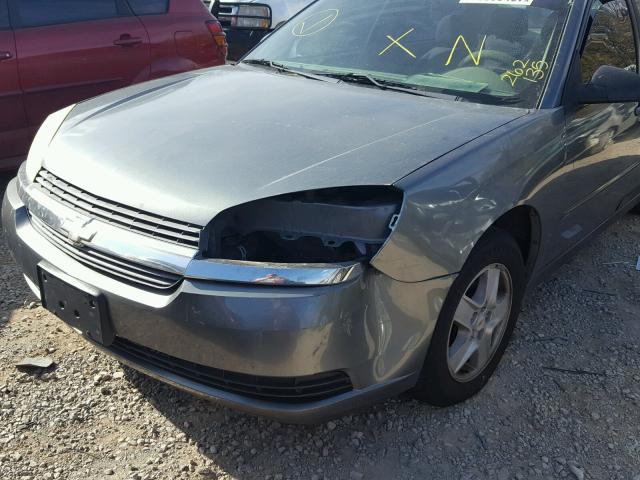 1G1ZT528X5F262135 - 2005 CHEVROLET MALIBU LS GRAY photo 9