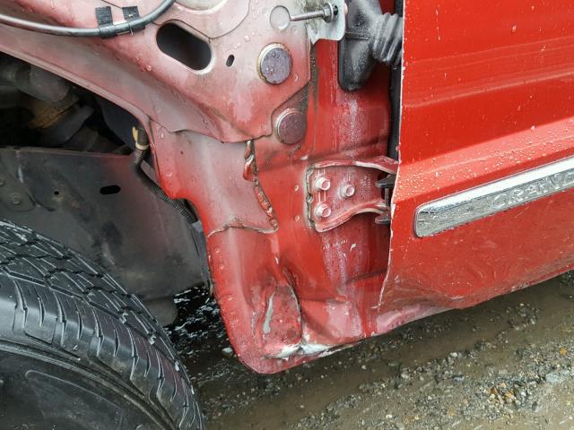 1J8HR58295C616256 - 2005 JEEP GRAND CHER RED photo 10