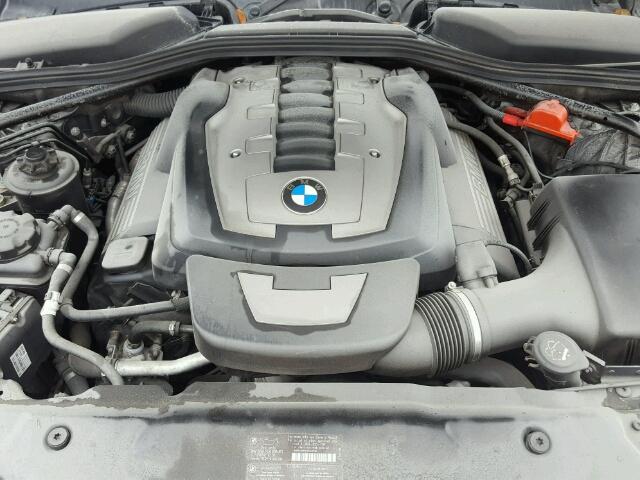 WBANW53548CT53910 - 2008 BMW 550 I BLACK photo 7