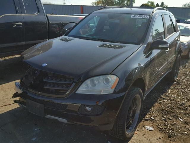 4JGBB86E26A015165 - 2006 MERCEDES-BENZ ML 350 BLACK photo 2