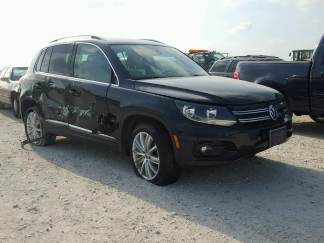 WVGAV7AX6CW573380 - 2012 VOLKSWAGEN TIGUAN S BLACK photo 1