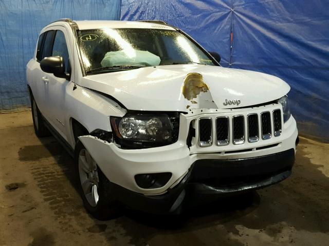 1C4NJDBB1ED623376 - 2014 JEEP COMPASS SP WHITE photo 1