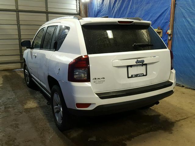 1C4NJDBB1ED623376 - 2014 JEEP COMPASS SP თეთრი ფოტო 3