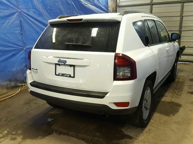 1C4NJDBB1ED623376 - 2014 JEEP COMPASS SP თეთრი ფოტო 4