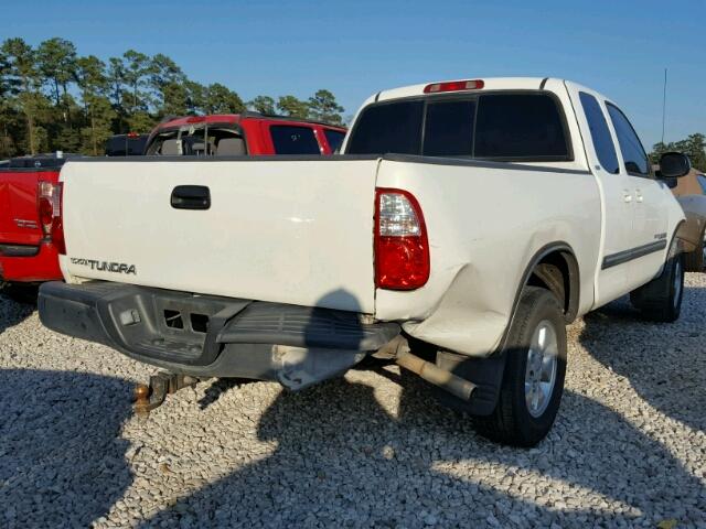 5TBRU341X6S482295 - 2006 TOYOTA TUNDRA ACC WHITE photo 4