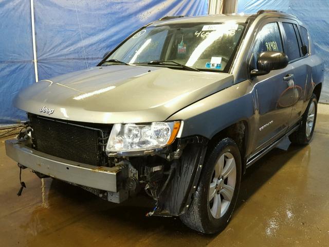 1J4NF1FB9BD283569 - 2011 JEEP COMPASS SP GRAY photo 2