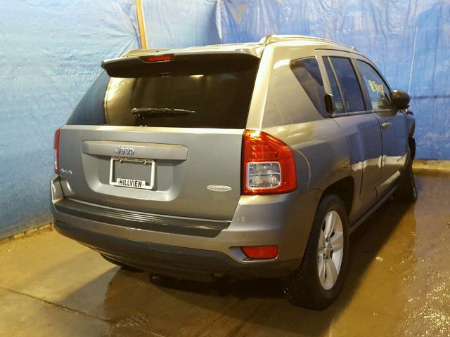 1J4NF1FB9BD283569 - 2011 JEEP COMPASS SP GRAY photo 4