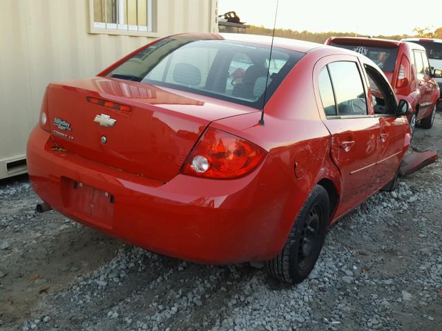 1G1AD5F5XA7162521 - 2010 CHEVROLET COBALT 1LT RED photo 4