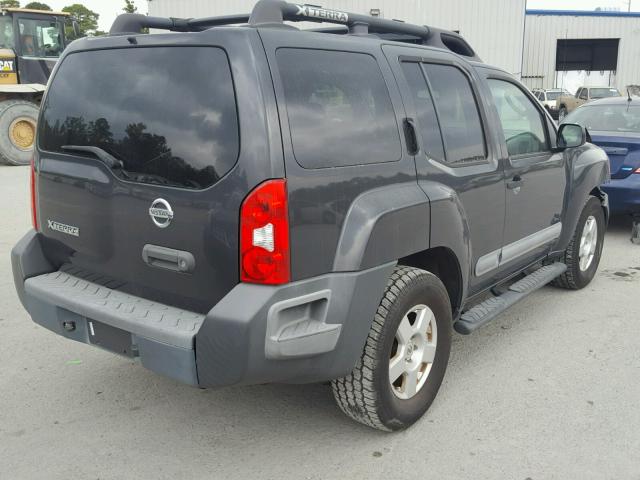 5N1AN08U77C501906 - 2007 NISSAN XTERRA OFF CHARCOAL photo 4