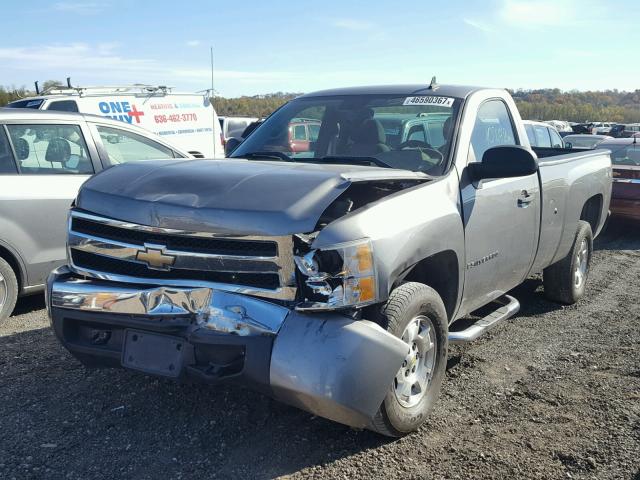 1GCEK14X78Z123136 - 2008 CHEVROLET SILVERADO SILVER photo 2