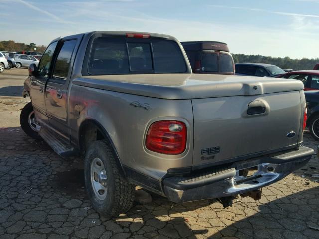 1FTRW08691KC10813 - 2001 FORD F150 SUPER TAN photo 3