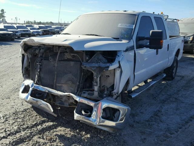 1FT7W2B65CEA28281 - 2012 FORD F250 SUPER WHITE photo 2