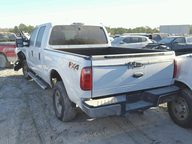 1FT7W2B65CEA28281 - 2012 FORD F250 SUPER WHITE photo 3