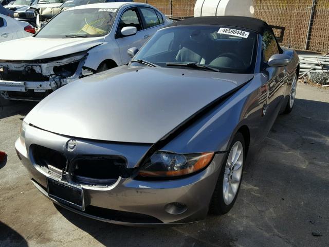 4USBT33584LS48973 - 2004 BMW Z4 2.5 GRAY photo 2