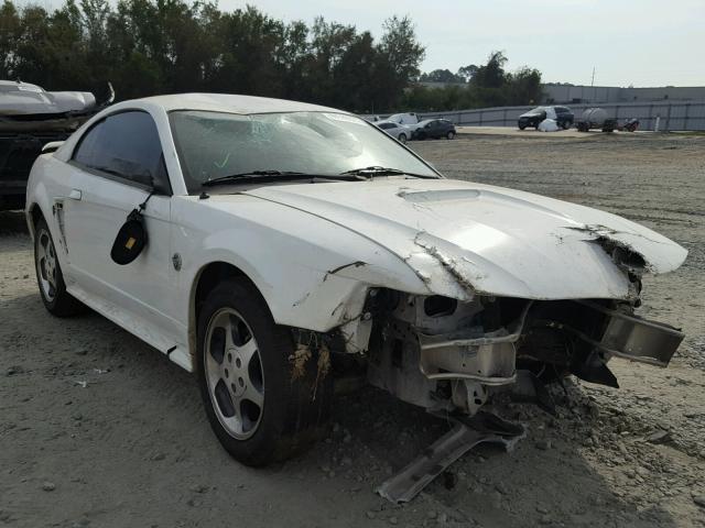 1FAFP40414F120057 - 2004 FORD MUSTANG WHITE photo 1