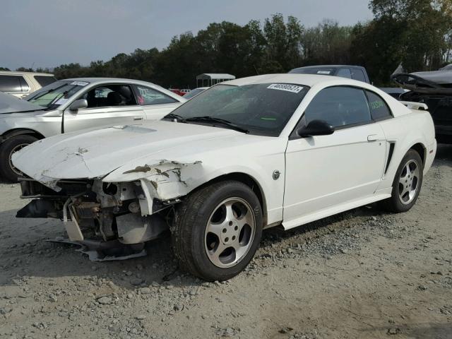 1FAFP40414F120057 - 2004 FORD MUSTANG WHITE photo 2