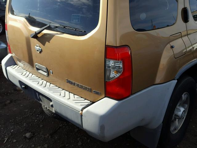 5N1ED28Y4YC589186 - 2000 NISSAN XTERRA XE BROWN photo 9