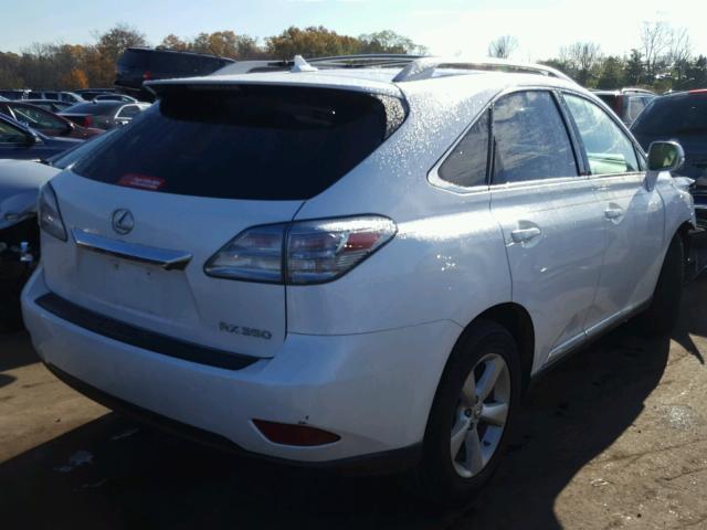 2T2BK1BA3BC104937 - 2011 LEXUS RX 350 WHITE photo 4