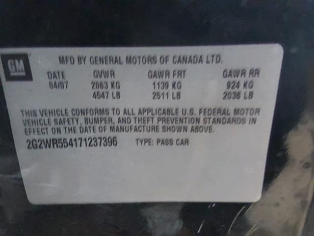 2G2WR554171237396 - 2007 PONTIAC GRAND PRIX Qara foto 10