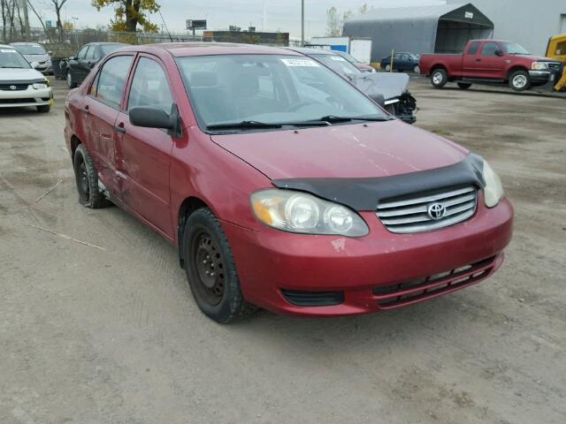 2T1BR32E54C806579 - 2004 TOYOTA COROLLA CE RED photo 1