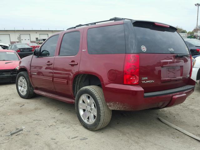 1GKFK33009R285197 - 2009 GMC YUKON SLT MAROON photo 3